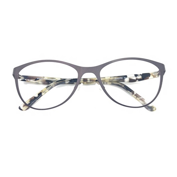 Maui Jim NEW MJO 2105-87M Matte Brown Cat Eye Eyeglasses Frames 53-18 135 Italy - Picture 12 of 12